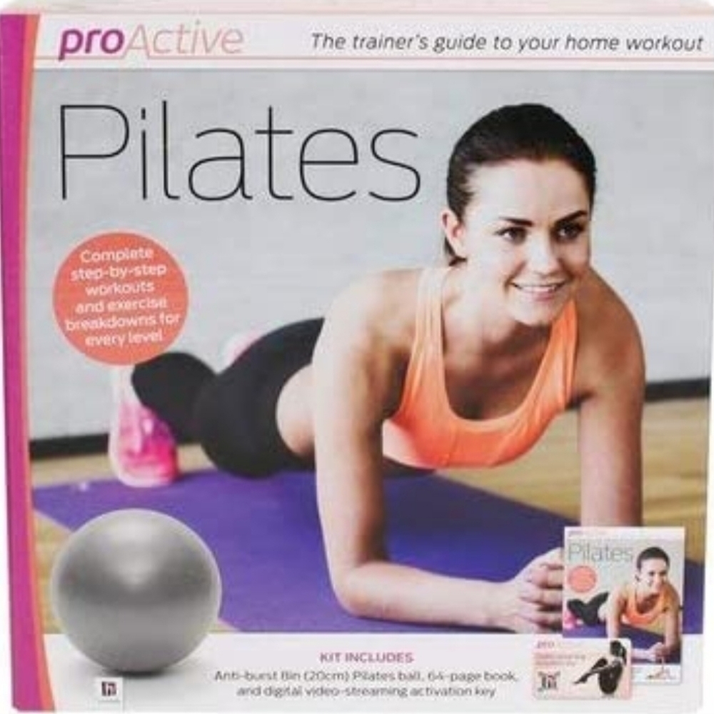 Hinkler Proactive Pilates Step-by-Step Home Workout and Exercise Breakdowns Com